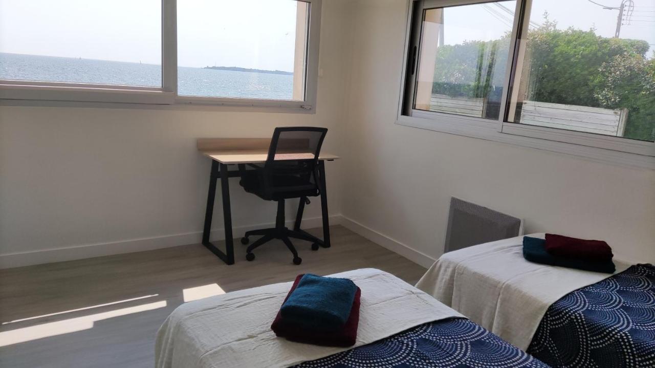 Appartement T3 De 74M2 Tres Lumineux Vue Panoramique Mer Et Plages Concarneau Luaran gambar